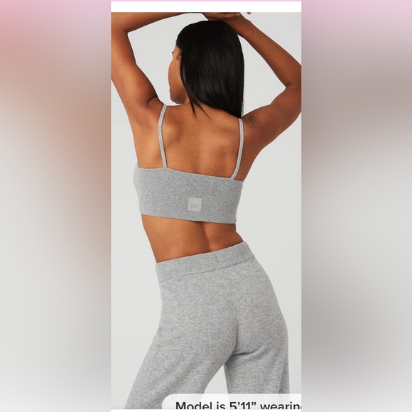 ALO Yoga Jet Set Cashmere Bra-NWT!! - Picture 9 of 10